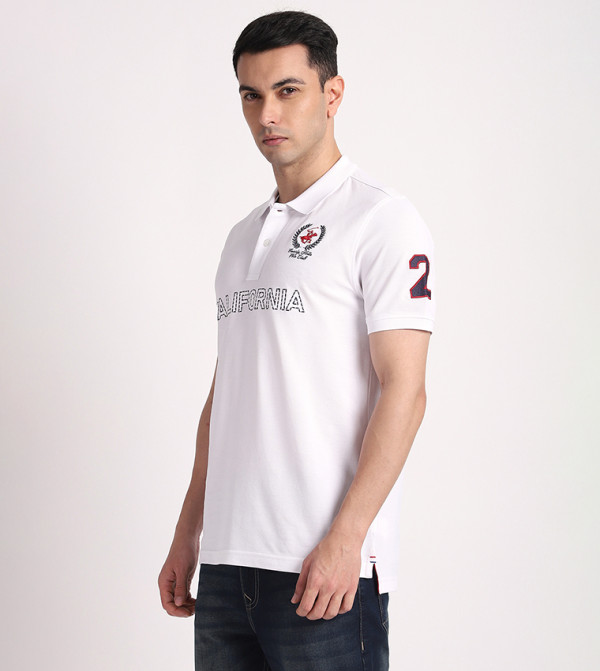 Beverly Hills Polo Club  Clothing - White Polo T-shirts