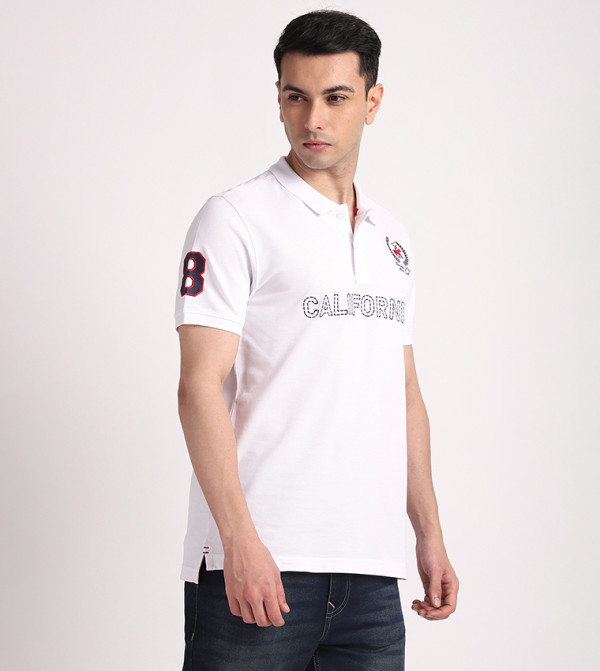 Beverly Hills Polo Club  Clothing - White Polo T-shirts