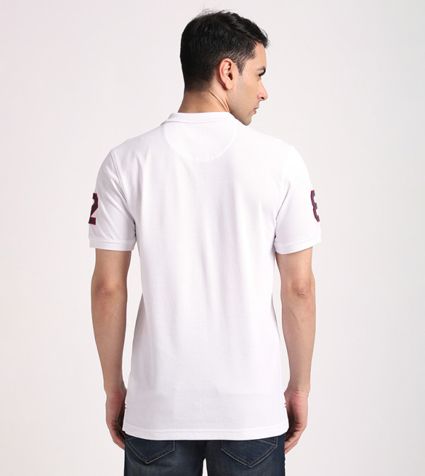 Beverly Hills Polo Club  Clothing - White Polo T-shirts
