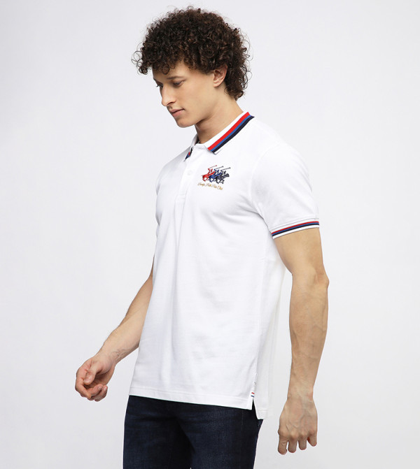 Beverly Hills Polo Club  Clothing - White Polo T-shirts