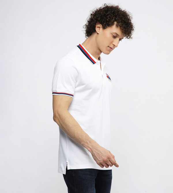 Beverly Hills Polo Club  Clothing - White Polo T-shirts