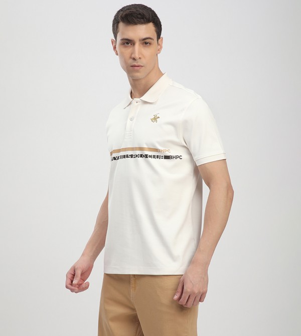 Beverly Hills Polo Club Beverly Hills Polo Club - Beige Polo T-shirts