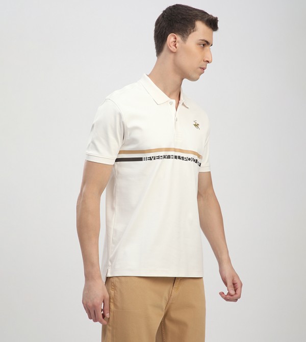 Beverly Hills Polo Club Beverly Hills Polo Club - Beige Polo T-shirts
