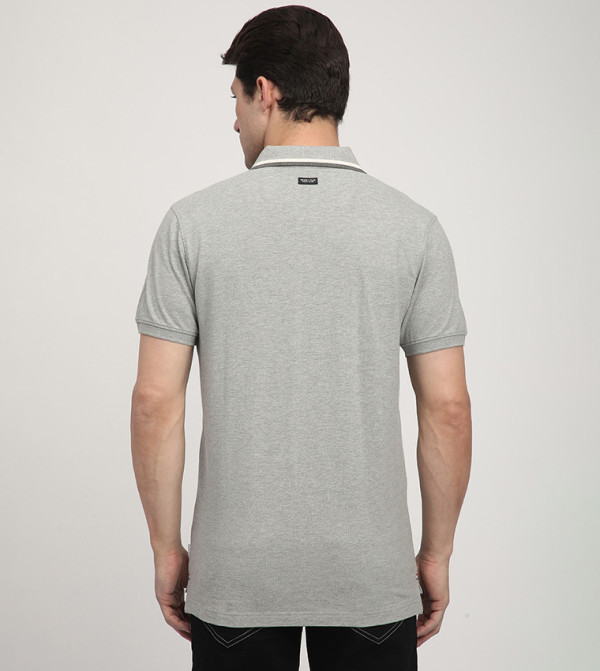 Beverly Hills Polo Club  Clothing - Grey Polo T-shirts