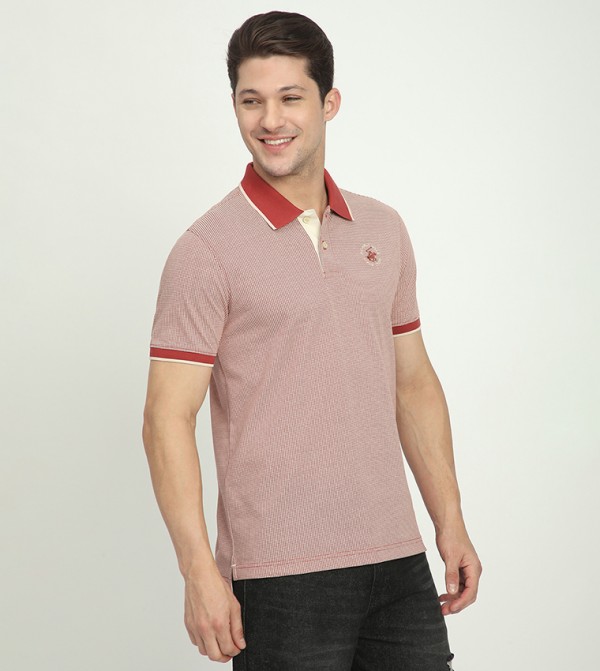 Beverly Hills Polo Club  T-Shirts - Wine Polo T-shirts