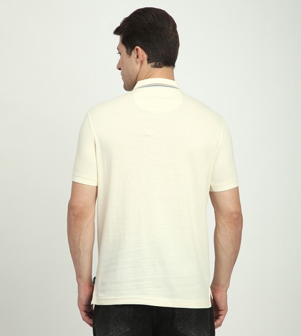 Beverly Hills Polo Club  Polo T-Shirts - Beige Polo T-shirts