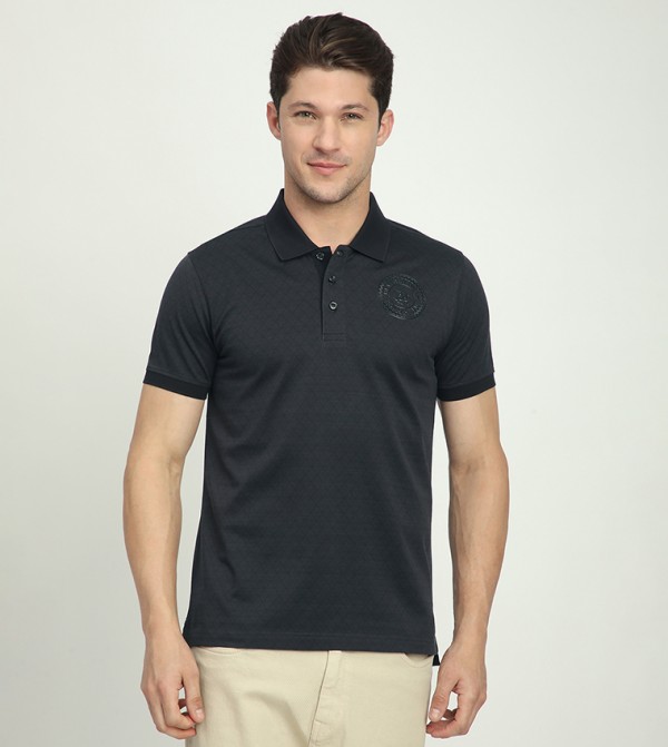 Beverly Hills Polo Club  Polo T-Shirts - Navy Polo T-shirts