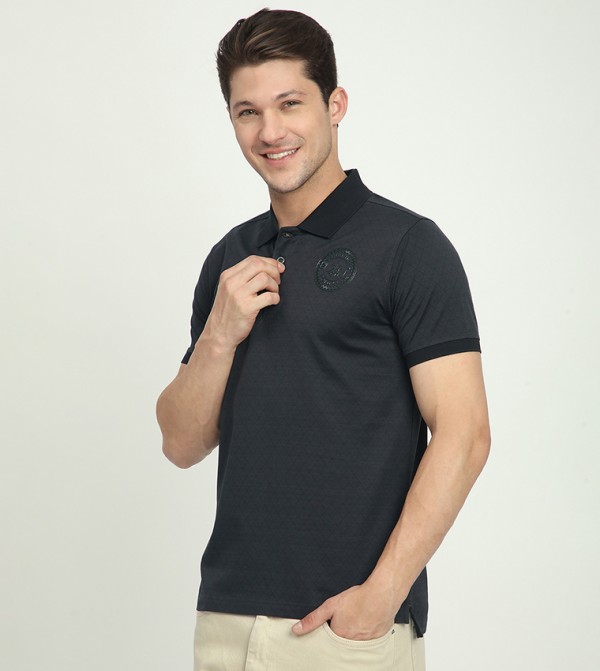 Beverly Hills Polo Club  Polo T-Shirts - Navy Polo T-shirts