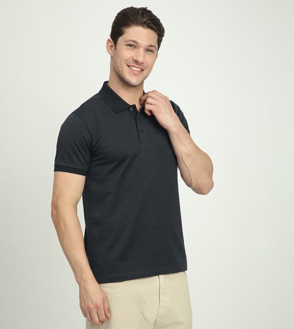 Beverly Hills Polo Club  Polo T-Shirts - Navy Polo T-shirts