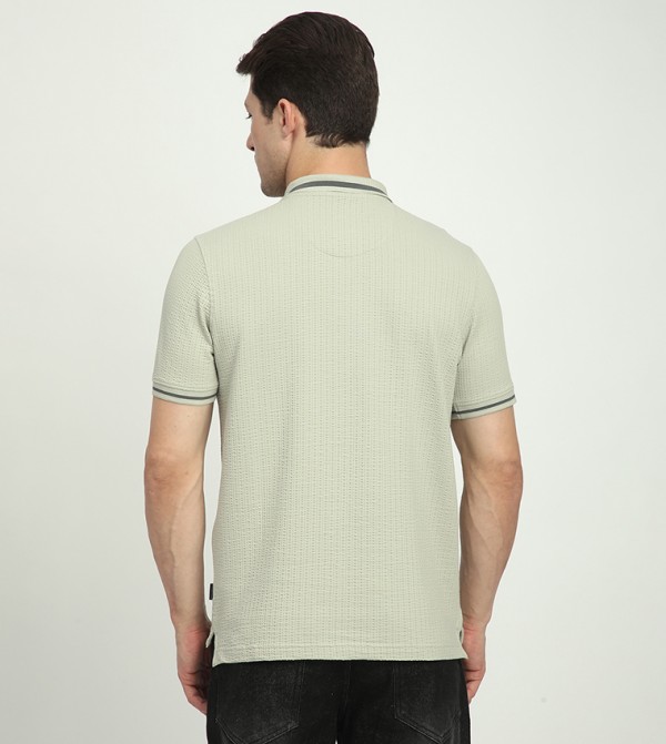 Beverly Hills Polo Club  Polo T-Shirts - Grey Polo T-shirts