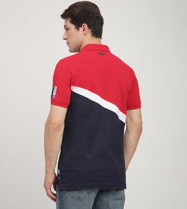 Beverly Hills Polo Club  T-Shirts - Red Polo T-shirts
