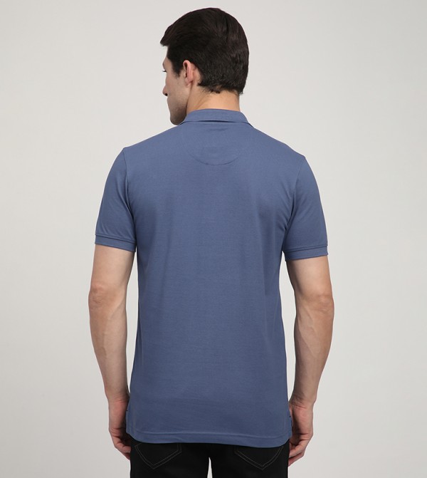 Beverly Hills Polo Club  Polo T-Shirts - Blue Polo T-shirts