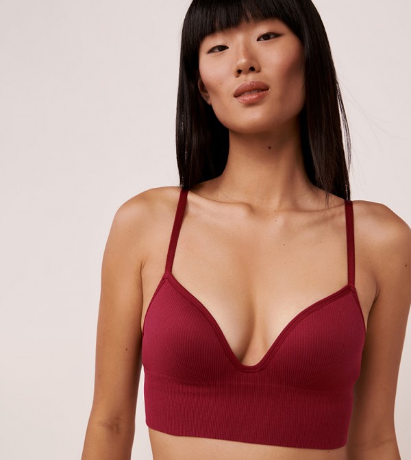 La Vie en Rose  Sportswear - Red Sports Bras