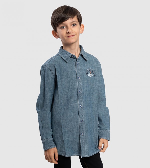 بيفرلي هيلز بولو كلوب  - أزرق قمصان