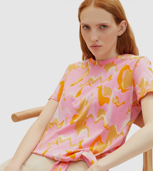 Tom Tailor Tom Tailor - Pink Casual T-Shirts