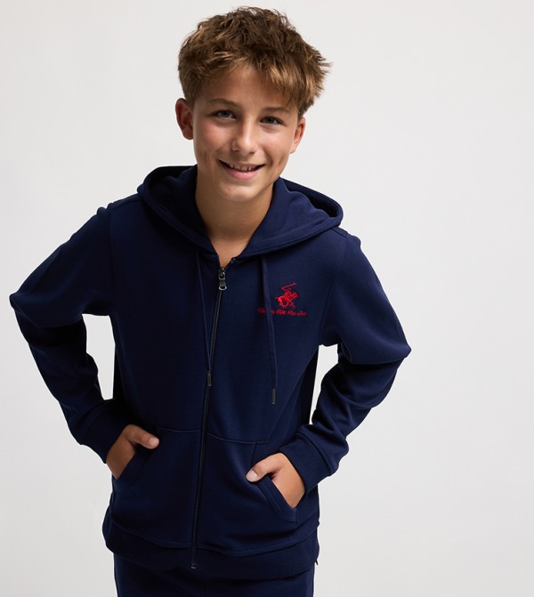 Beverly Hills Polo Club  Clothing - Navy Jackets