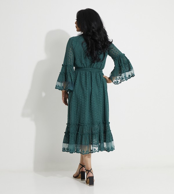Much More  - Green Casual Dresses