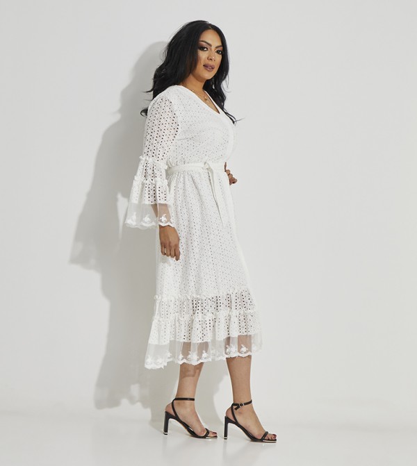 Much More  - White Casual Dresses