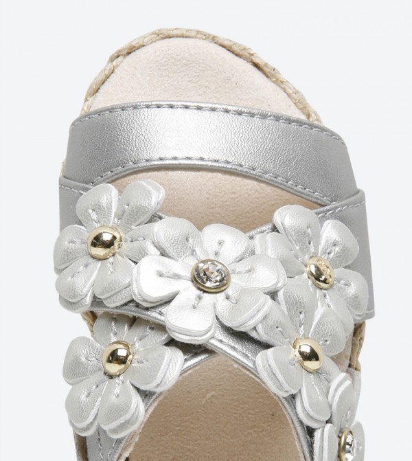 Ugg - Silver Flat Sandals