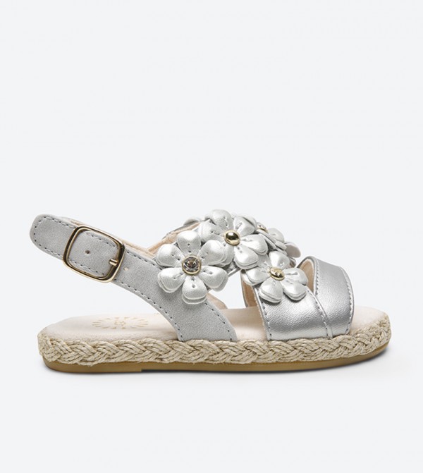 Ugg - Silver Flat Sandals