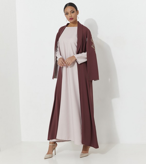 Rosette Abaya Rosette Abaya - Maroon Abayas