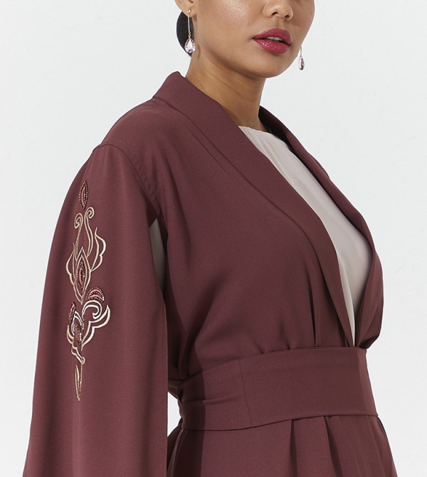 Rosette Abaya Rosette Abaya - Maroon Abayas