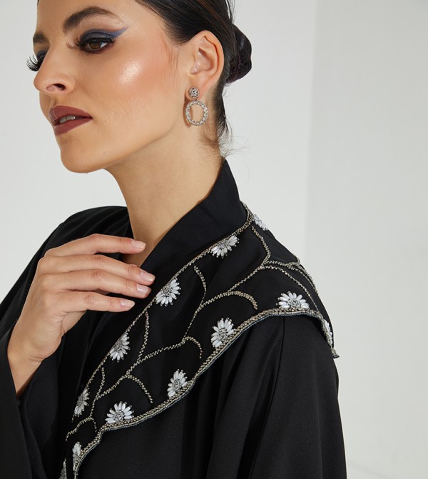 Rosette Abaya Rosette Abaya - Black Abaya