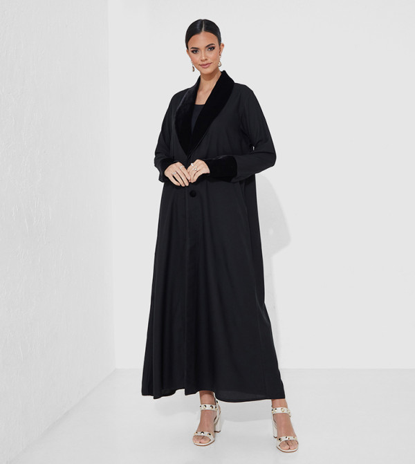 Rosette Abaya Rosette Abaya - Black Abaya