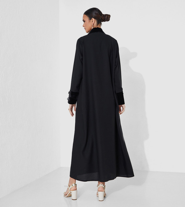Rosette Abaya Rosette Abaya - Black Abaya
