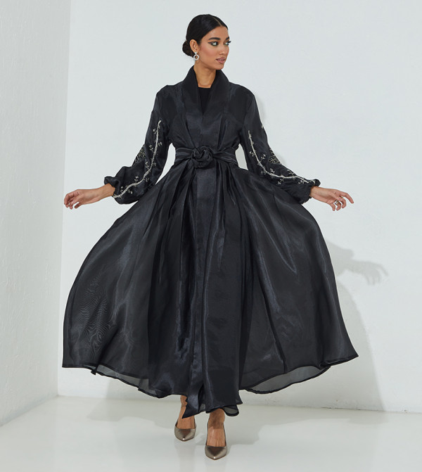  روزيت للعباية   روزيت للعباية  - أسود Abayas
