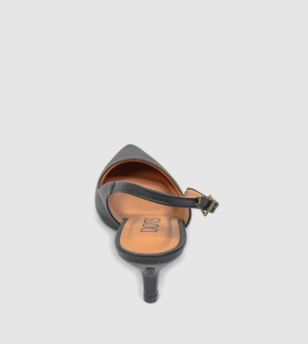 Dots Dots - Black Heeled Sandals