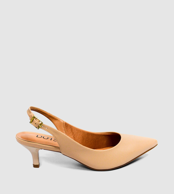 Dots Dots - Beige Heeled Sandals