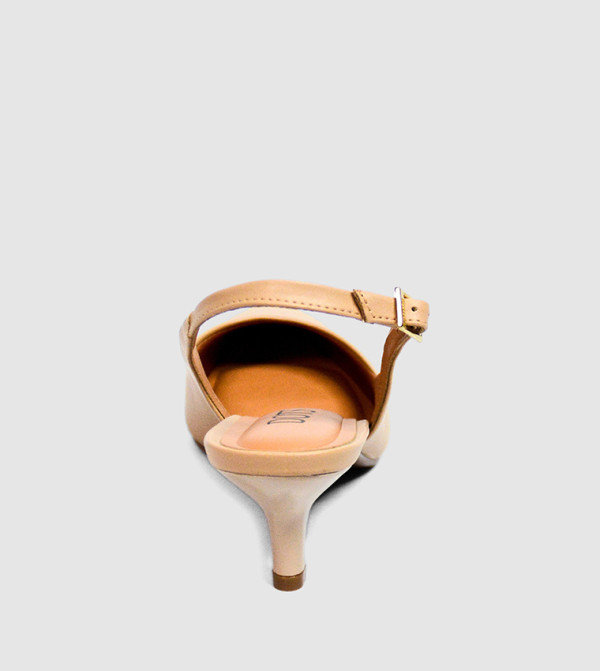 Dots Dots - Beige Heeled Sandals