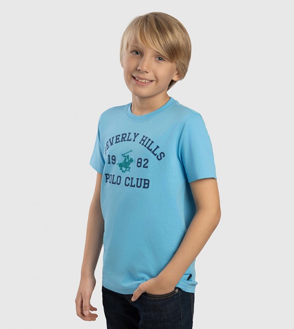 بيفرلي هيلز بولو كلوب  - أزرق T-shirts