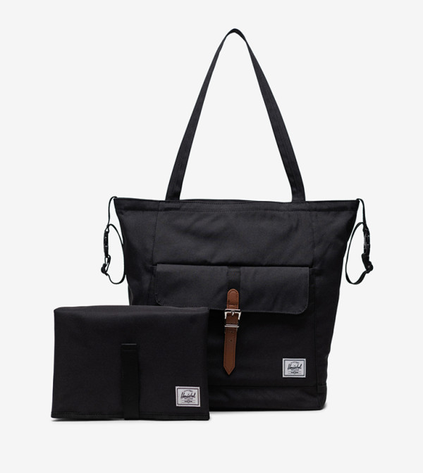 هيرشل  مستلزمات رضع  - أسود حقائب يد كبيرة