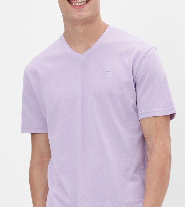 American Eagle  - Purple Casual T-Shirts