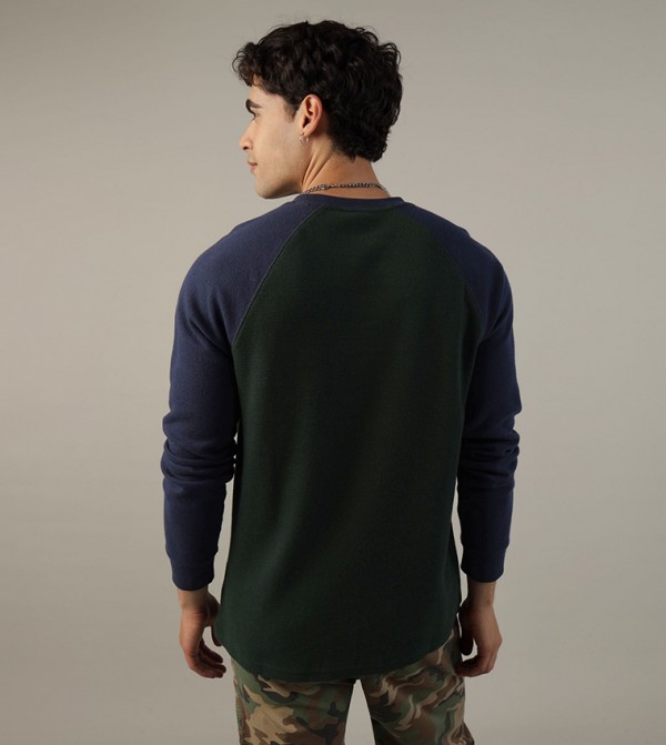 American Eagle American Eagle - Green Casual T-Shirts