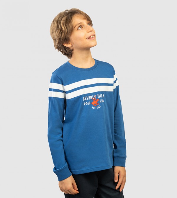 بيفرلي هيلز بولو كلوب  توبات   - أزرق تي شيرتات