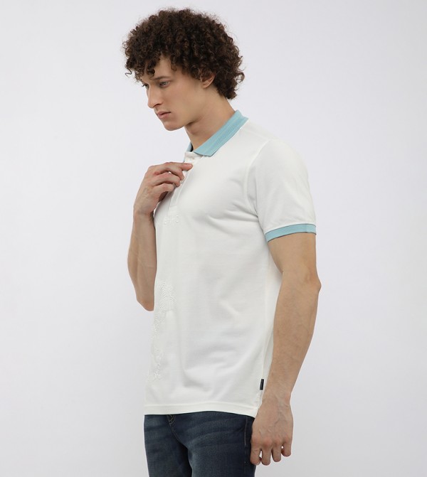 Beverly Hills Polo Club  Clothing - White Polo T-shirts