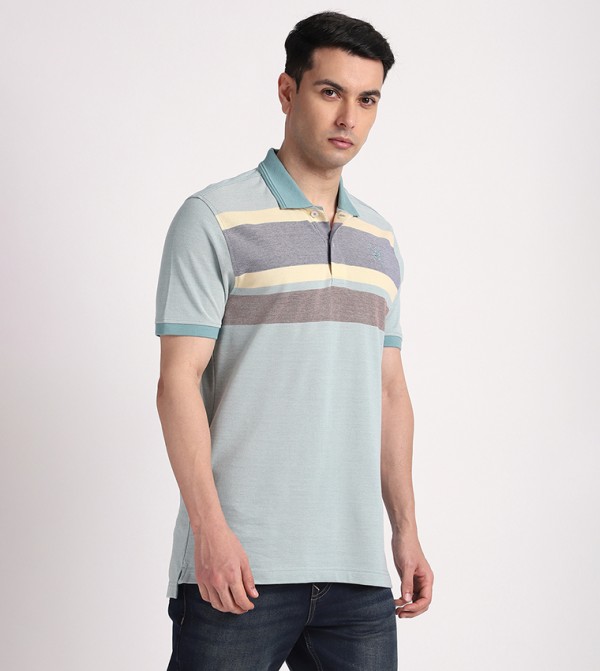 Beverly Hills Polo Club  T-Shirts - Blue Polo T-shirts