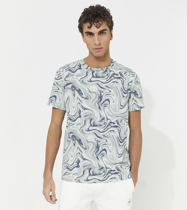 F5 F5 - Green Casual T-Shirts