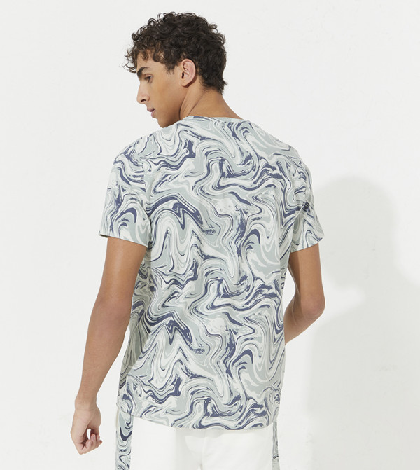 F5 F5 - Green Casual T-Shirts