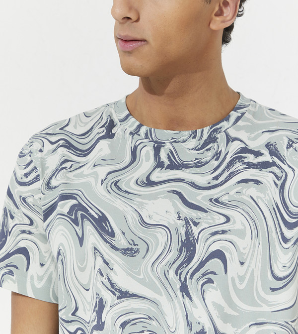 F5 F5 - Green Casual T-Shirts