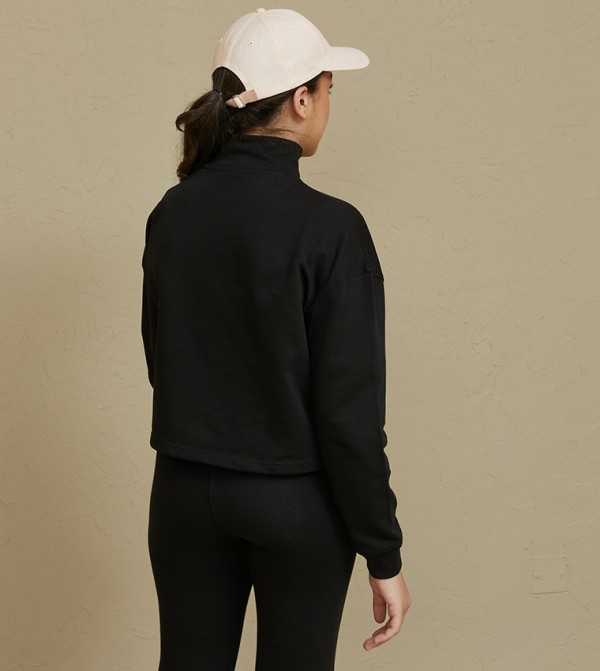 F5 F5 - Black Fashion Sweatshirt