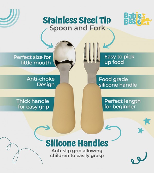 Babies Basic  Dishes & Utensils - Beige Dishes & Utensils
