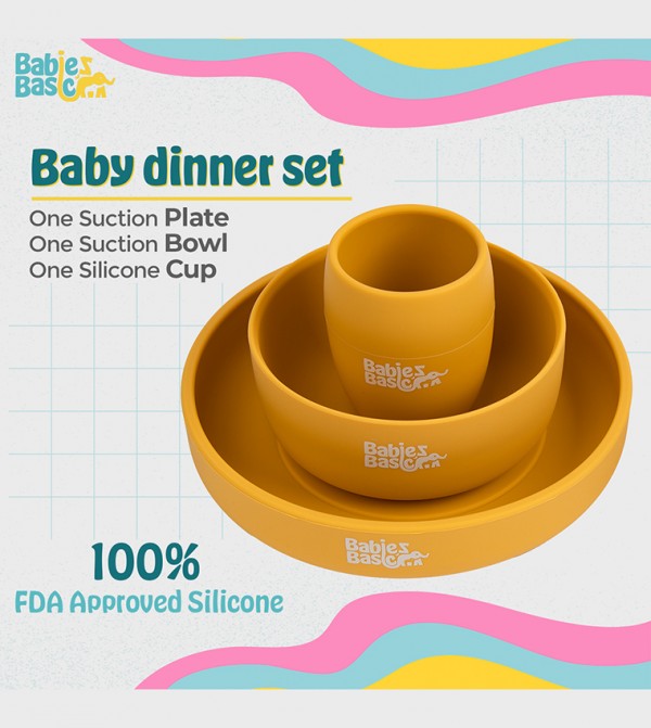 Babies Basic  Dishes & Utensils - Yellow Dishes & Utensils