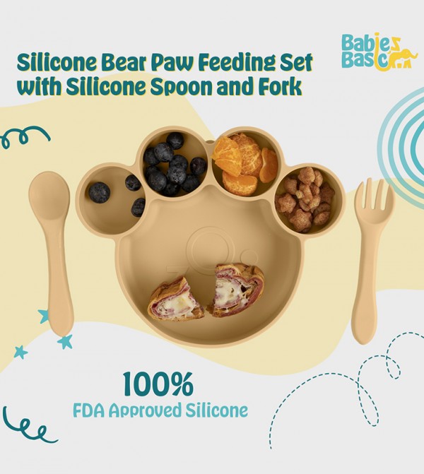 Babies Basic  Dishes & Utensils - Beige Dishes & Utensils