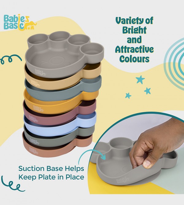 Babies Basic  Dishes & Utensils - Grey Dishes & Utensils