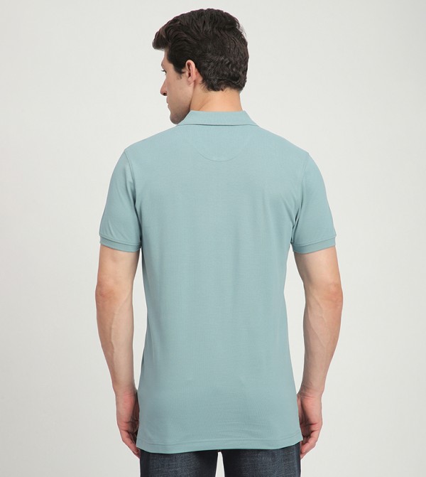 Beverly Hills Polo Club  T-Shirts - Green Polo T-shirts