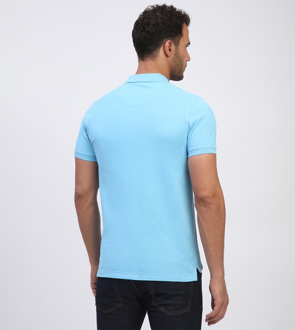 Beverly Hills Polo Club  Clothing - Blue Polo T-shirts